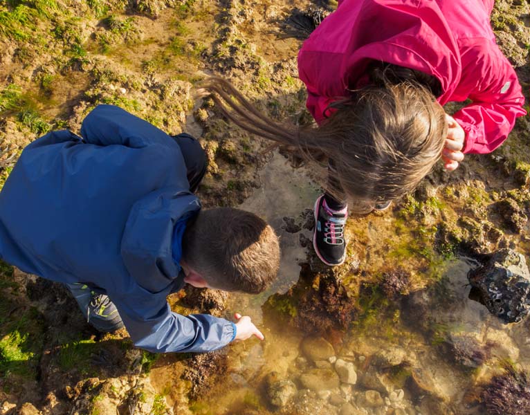 Aylmerton Outdoor Education Centre Norfolk - Residential school visits - Rock Pools, Geology & Erosion Activity